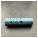 $2 Mixed Roll Jefferson Nickels (1940-S