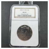 2005-s Sms Kennedy Half Dollar Ngc Ms67