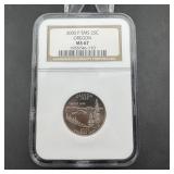 2005-s Silver 25c Oregon State Quarter Ngc Ms67