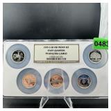 1999-s Silver Proof Set State Quarters Ngc Pf69 Ul