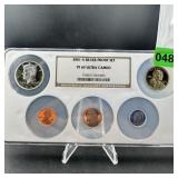 2001-s Silver Proof Set Ngc Pf69 Ultra Cameo