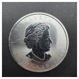 2025 $2 Canadian Maple Leaf 1 oz .9999 Fine Silver