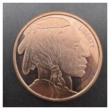 1 Oz. Copper Round, see photo for design