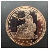 1 Oz. Copper Round, see photo for design
