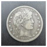 1895-O Barber Silver Half Dollar