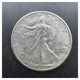 1945-S Walking Liberty Silver Half Dollar