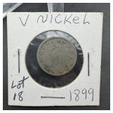 1899 Liberty V Nickel