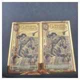(2) 2025 Oklahoma Goldback One Half Gold Notes