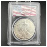 2001 American Silver Eagle 9-11-01 WTC Ground Zerd