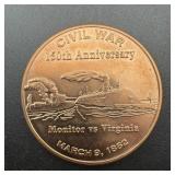 1 Oz. Copper Round, see photo for design