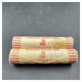 (2 Rolls) 1974 Lincoln Memorial Cents