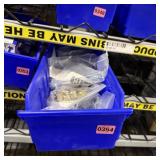 Assorted Hardware Blue Bin