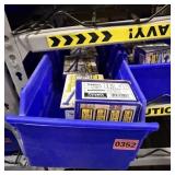 Assorted Hardware Blue Bin