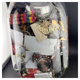 2 Gallon Container of Costume Jewelry