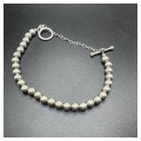 Silpada Sterling Silver Beaded Toggle Bracelet - 1