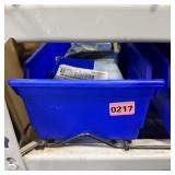 Assorted Hardware Blue Bin