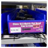 Class 10.9 Metric Flat Head Cap Screws Blue Bin