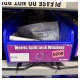 Metric Split Lock Washers Blue Bin