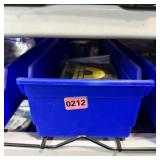 Assorted Hardware Blue Bin