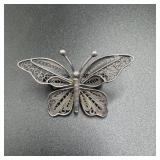 Vintage Cris Sterling Silver Butterfly Pin - 4 Gra
