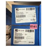 (2 Boxes) Fastenal 1/4" X 2-1/4" Wedge Anchors