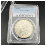 1882-s Morgan Silver Dollar Pcgs Ms62
