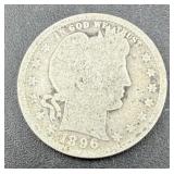 1896 Barber Silver Quarter