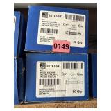 (2 Boxes) Fastenal 3/8" X 3-3/4" Wedge Anchors