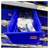 Assorted Hardware Blue Bin