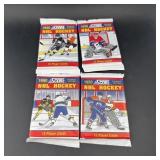 (4x Bid) 1990 Score Nhl Hockey Pack
