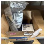 Assorted Electrical Connectors & 3/4-Inch Steel Lo