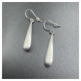 Sleth Sterling Silver Teardrop Earrings - 3.9 Gram