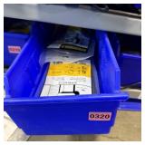 Assorted Hardware Blue Bin