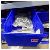 Assorted Hardware Blue Bin