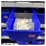 Assorted Hardware Blue Bin
