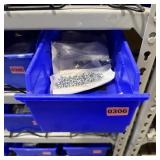 Assorted Hardware Blue Bin