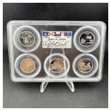 2004-s Pcgs Pr69dcam Silver State Quarter Set