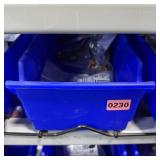 Assorted Hardware Blue Bin