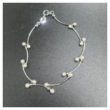 Sterling Silver Pearl Earrings - 2.6 Grams