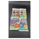 (4x Bid) 1990 Score Series 1 Nfl Football Pack