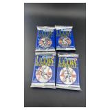 (4x Bid) 1991 Fleer Ultra Baseball Pack