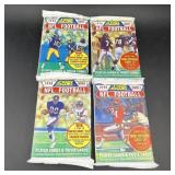 (4x Bid) 1990 Score Series 1 Nfl Football Pack