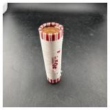 50ï¿½ Wheat Cent Roll W/ Bu Wheat Tail & 1950-d End
