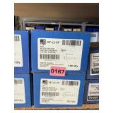 (2 Boxes) Fastenal 1/4" X 2-1/4" Wedge Anchors