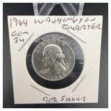 1964 Washington quarter Hi grade