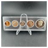 1986 high grade mint set in case