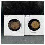 1897 & 1900 Indian Head Cents