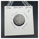 1900 Barber dime