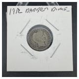 1912 Barber dime