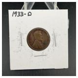 1933-D Lincoln Wheat Cent